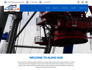 alangshipsparesupplier.com screenshot