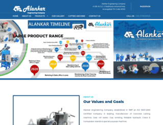 alankarengineeringcompany.com screenshot