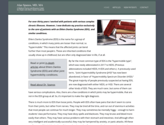 alanspanosmd.com screenshot