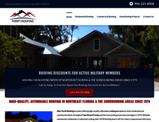 alanthriftroofing.com screenshot