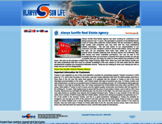 alanyasunlife.com screenshot
