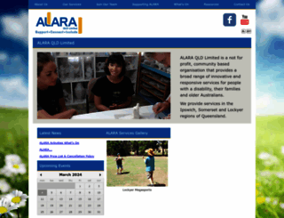 alaraqld.org.au screenshot