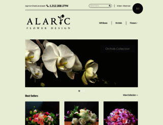 alaricflowers.com screenshot
