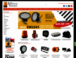 alarmasacusticas.com screenshot
