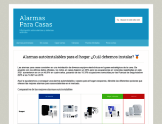 alarmasparacasas.com screenshot