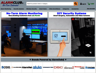 alarmclub.com screenshot