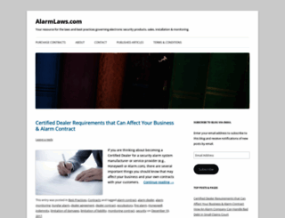 alarmlaws.com screenshot