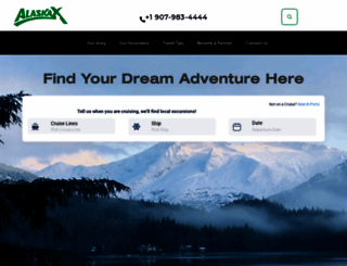 alaskaexcursions.com screenshot
