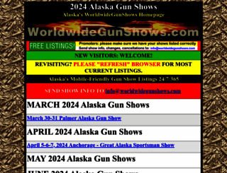 alaskagunshows.com screenshot