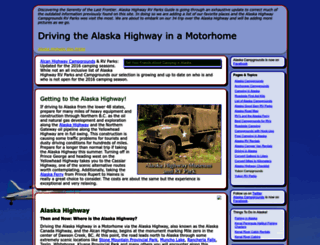 alaskahighwaycampgrounds.com screenshot