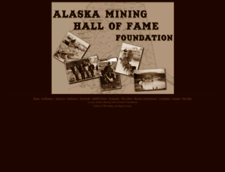 alaskamininghalloffame.org screenshot