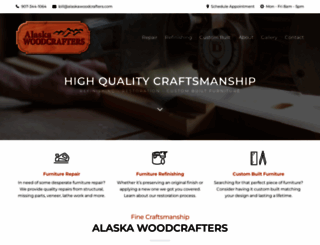 alaskawoodcrafters.com screenshot