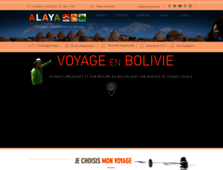 alaya-bolivia.com screenshot