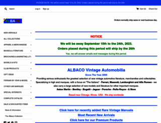 albaco.com screenshot