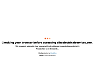 albaelectricalservices.com screenshot