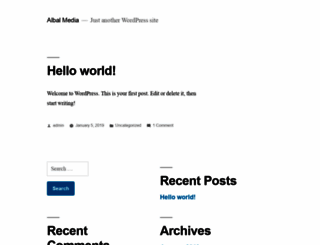 albal.co.uk screenshot