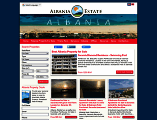 albania-estate.com screenshot