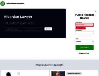 albanianlawyers.com screenshot
