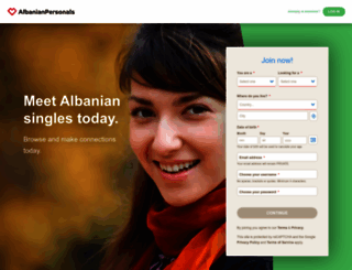 albanianpersonals.com screenshot