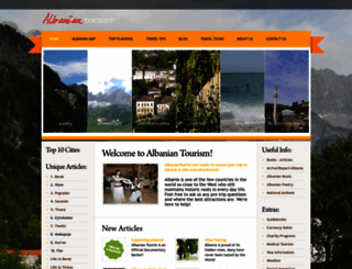 albaniantourist.com screenshot