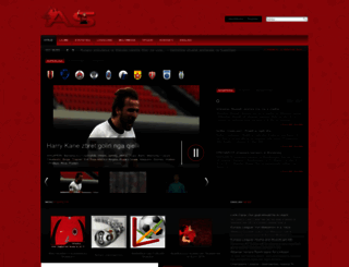 albaniasoccer.com screenshot