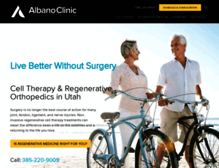 albanoclinic.com screenshot