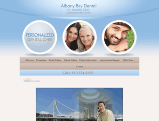 albanybaydental.com screenshot