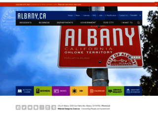 albanyca.org screenshot