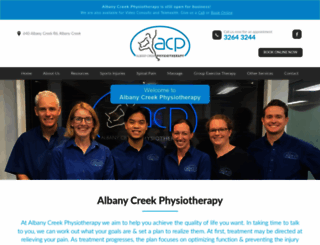 albanycreekphysiotherapy.com.au screenshot