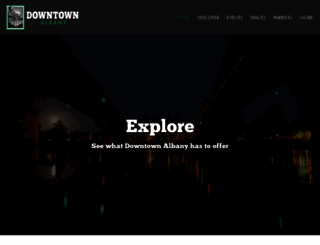 albanydowntown.com screenshot