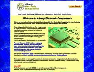 albanyelectronics.co.nz screenshot