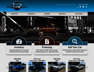 albanyqualitycars.com screenshot