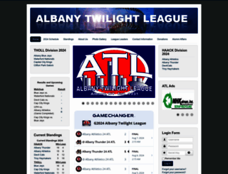 albanytwilightleague.com screenshot