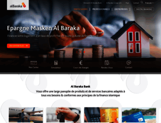 albarakabank.com.tn screenshot