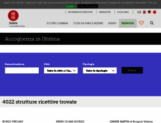 alberghi.regioneumbria.eu screenshot