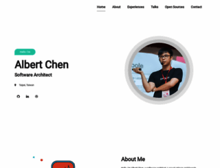 albert-chen.com screenshot