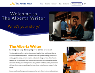 alberta-writer.com screenshot