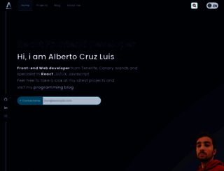 albertocruzluis.com screenshot