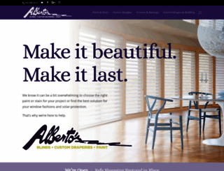 albertosdecorating.com screenshot