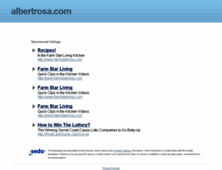 albertrosa.com screenshot
