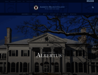 albertus.edu screenshot