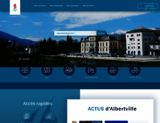 albertville.fr screenshot