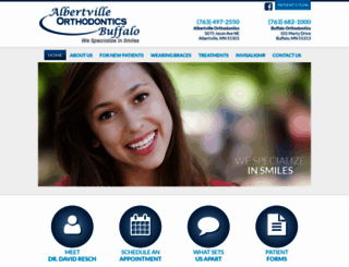 albertvillesmiles.com screenshot