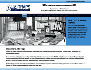albi-traps.com screenshot