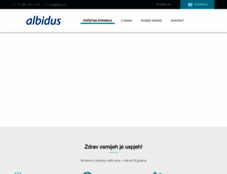 albidus.hr screenshot