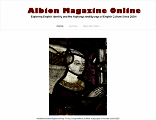 albionmagazineonline.org screenshot