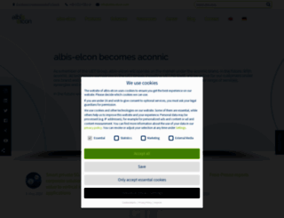 albis-elcon.com screenshot