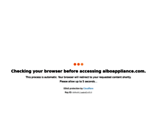 alboappliance.com screenshot