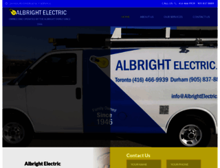 albrightelectric.ca screenshot