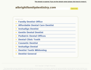albrightfamilydentistry.com screenshot